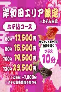 岸和田エリア限定ホテ込みプラン	